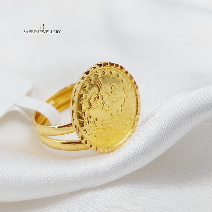 21K Gold Rashadi Ring by Saeed Jewelry - Image 2