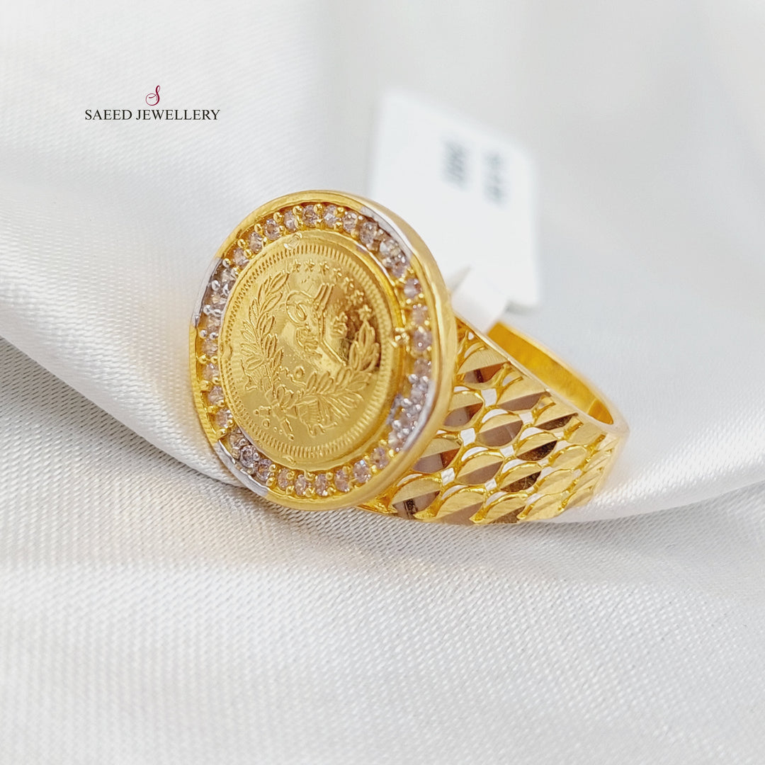 21K Gold Rashadi Ring by Saeed Jewelry - Image 5