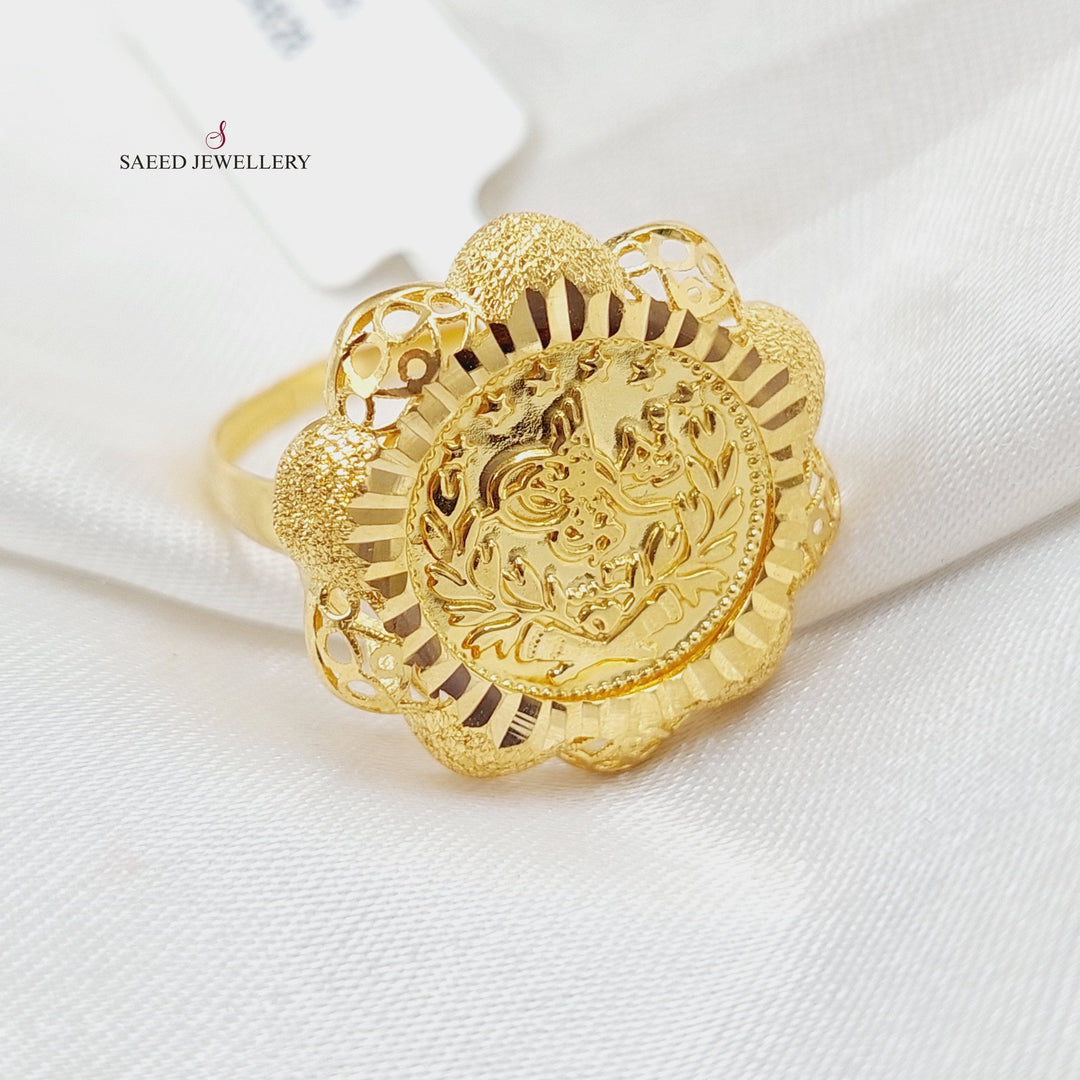 21K Gold Rashadi Ring by Saeed Jewelry - Image 4