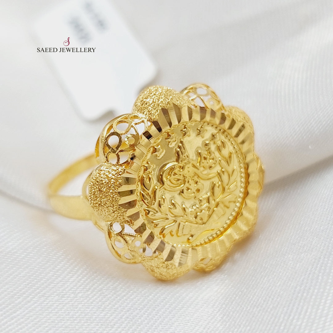 21K Gold Rashadi Ring by Saeed Jewelry - Image 1