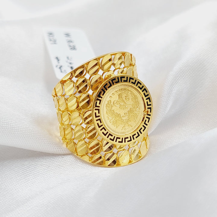 21K Gold Rashadi Ring by Saeed Jewelry - Image 3