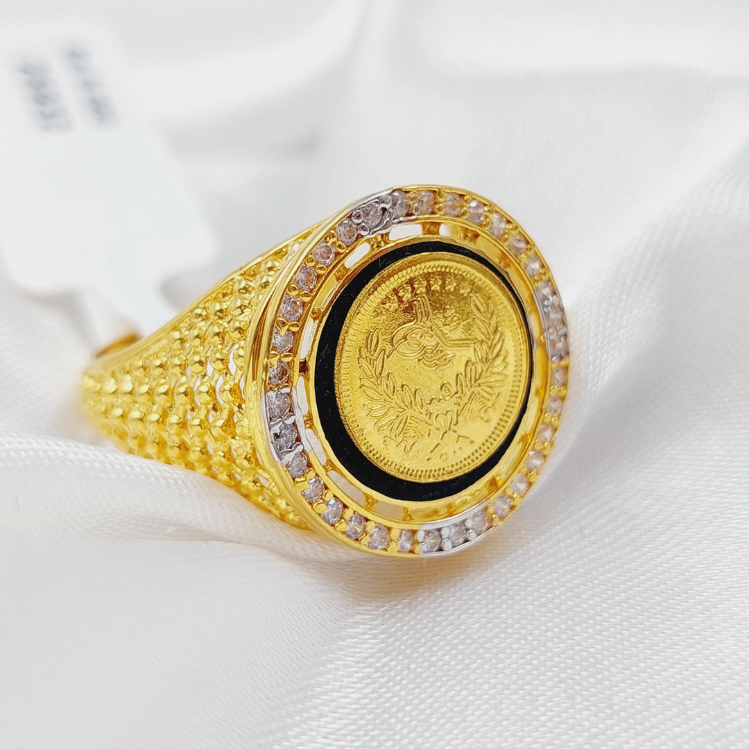 21K Gold Rashadi Ring by Saeed Jewelry - Image 1