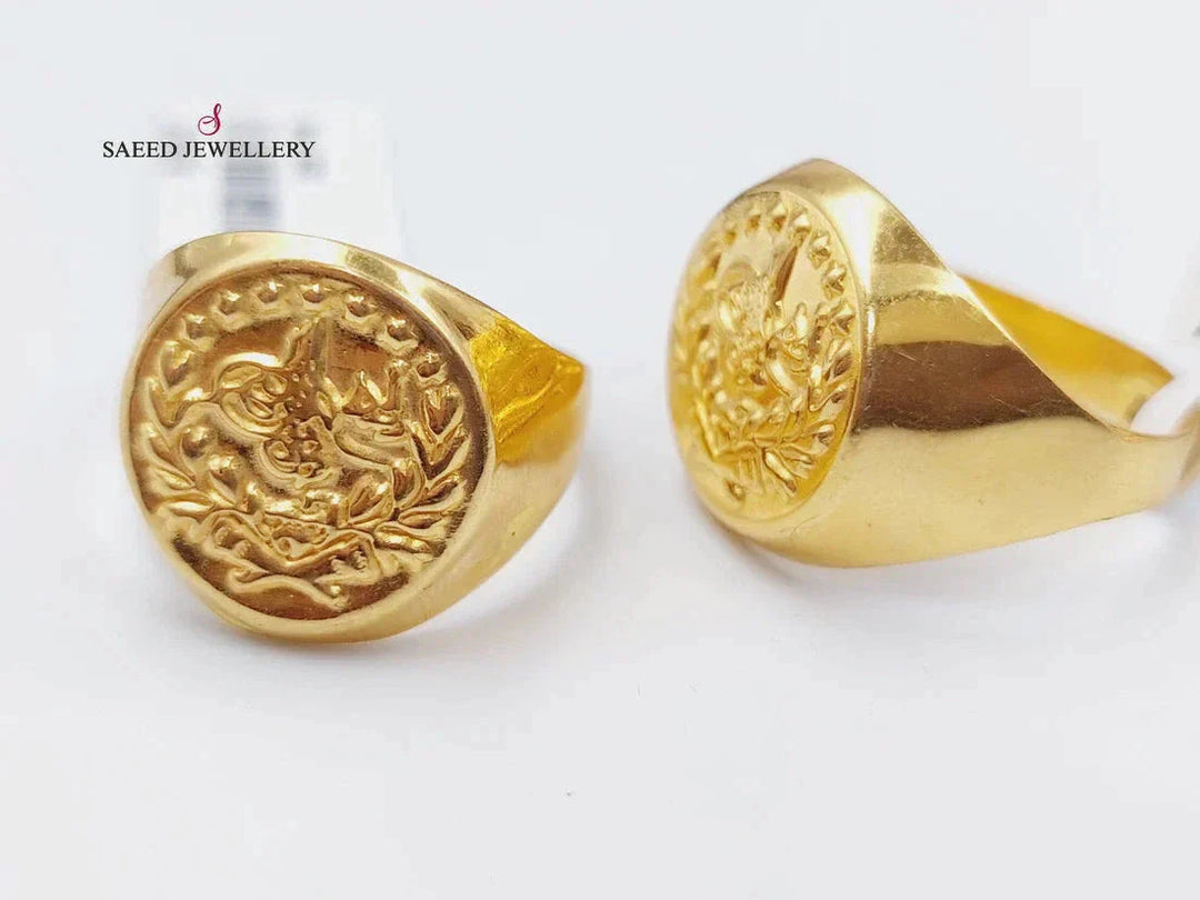 21K Gold Rashadi Ring by Saeed Jewelry - Image 6