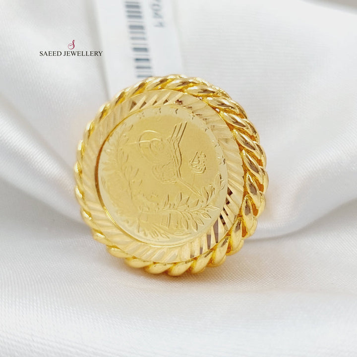 21K Gold Rashadi Ring by Saeed Jewelry - Image 3