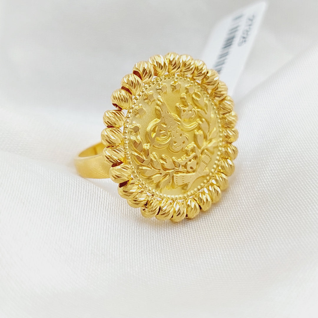 21K Gold Rashadi Ring by Saeed Jewelry - Image 6