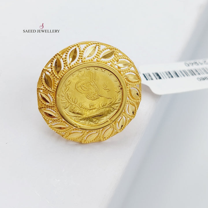 21K Gold Rashadi Ring by Saeed Jewelry - Image 3