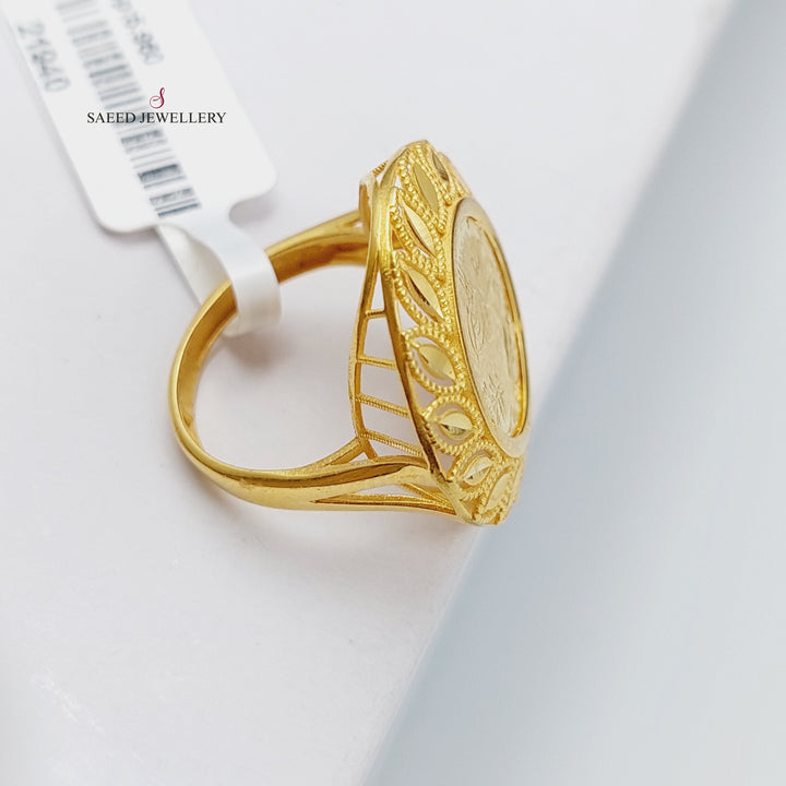 21K Gold Rashadi Ring by Saeed Jewelry - Image 4