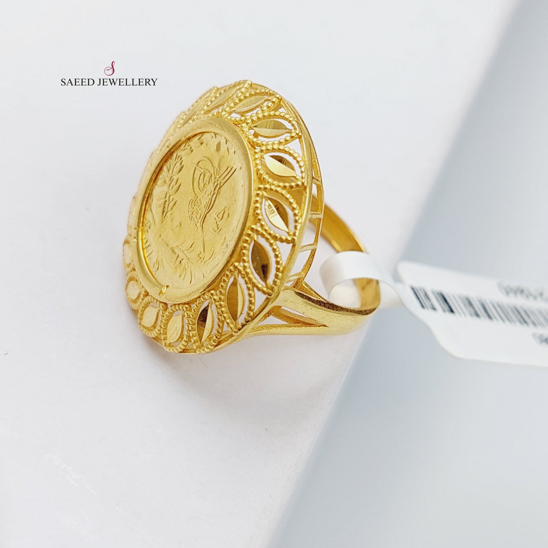 21K Gold Rashadi Ring by Saeed Jewelry - Image 1