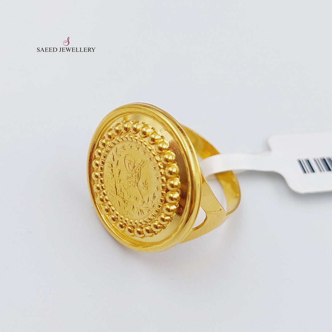 21K Gold Rashadi Ring by Saeed Jewelry - Image 7