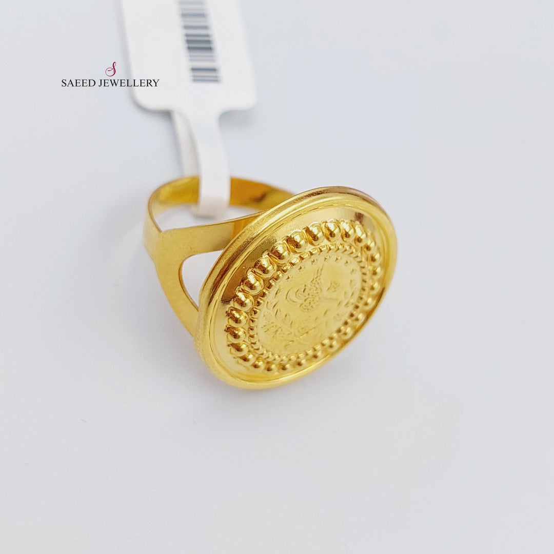 21K Gold Rashadi Ring by Saeed Jewelry - Image 4