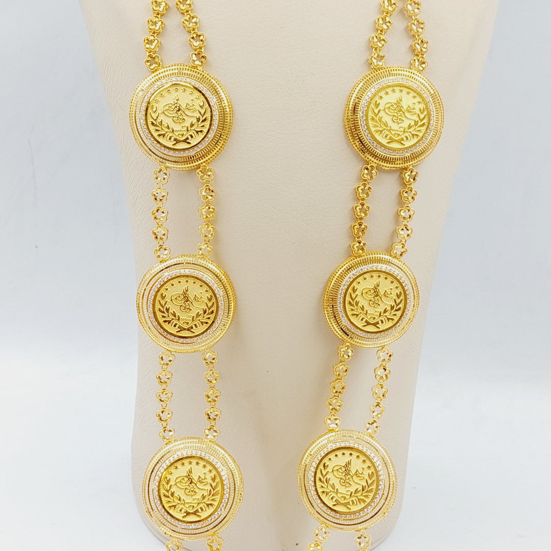 21K Gold Shall Lira Rashadi Necklace by Saeed Jewelry - Image 4