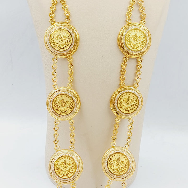 21K Gold Shall Lira Rashadi Necklace by Saeed Jewelry - Image 8