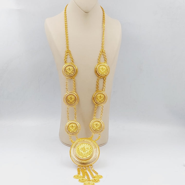 21K Gold Shall Lira Rashadi Necklace by Saeed Jewelry - Image 6