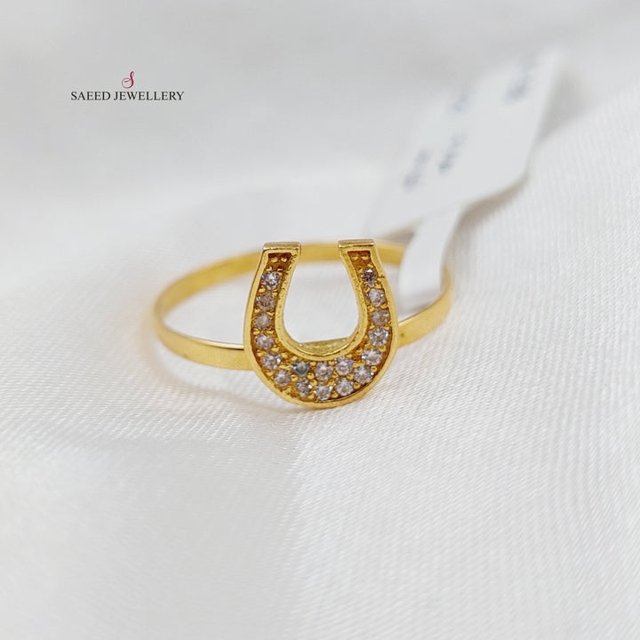 21K Gold Shoe Ring by Saeed Jewelry - Image 4