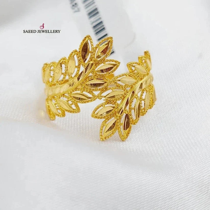 21K Gold Sipblin Ring by Saeed Jewelry - Image 4