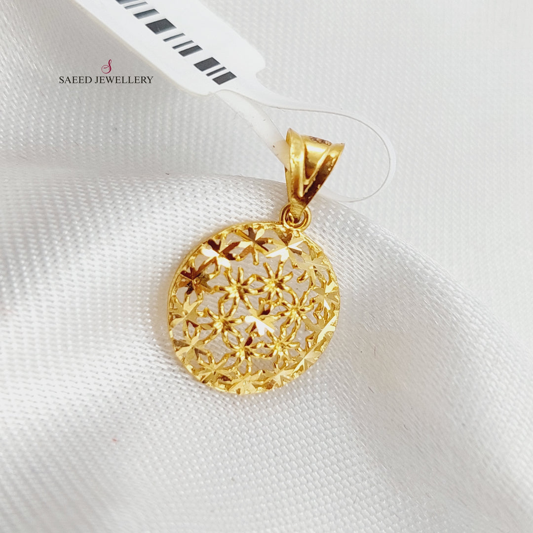 21K Gold Small Pendant by Saeed Jewelry - Image 1