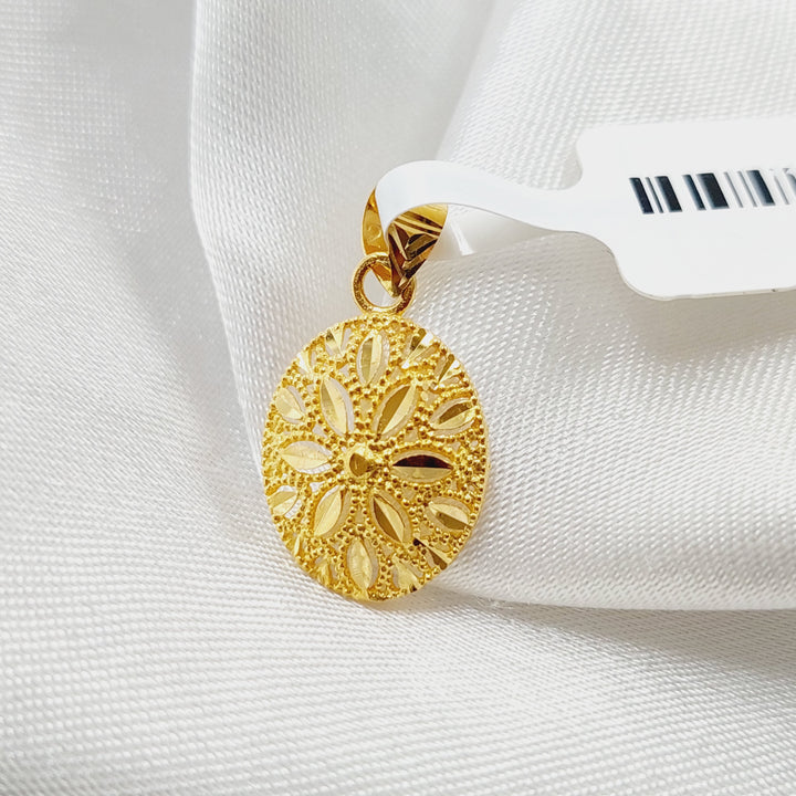 21K Gold Small Pendant by Saeed Jewelry - Image 1