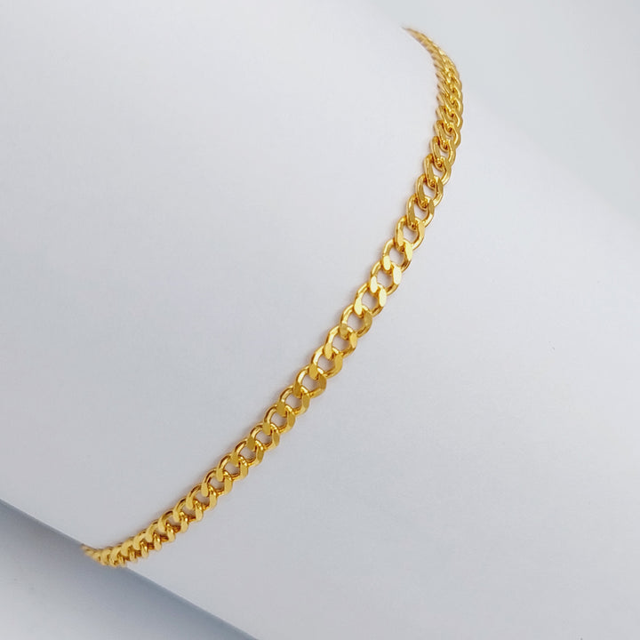 21K Gold Soft Bracelet by Saeed Jewelry - Image 3