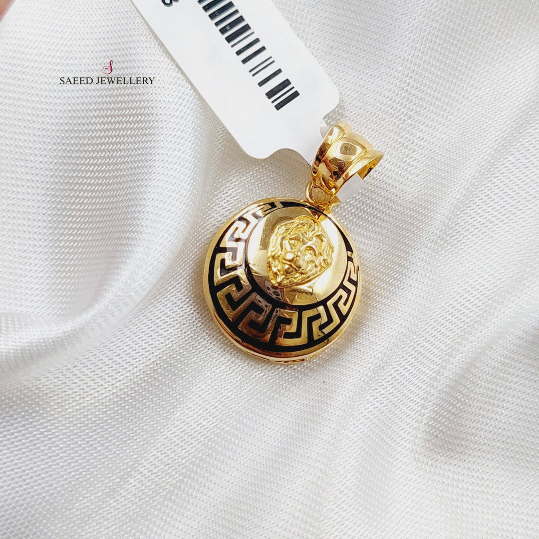 21K Gold Soft Pendant by Saeed Jewelry - Image 1