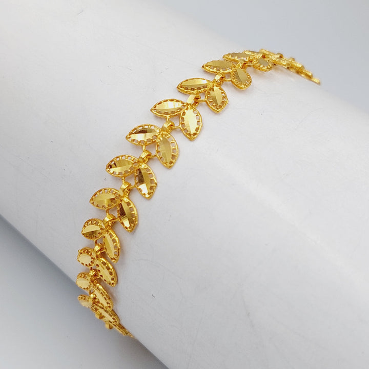 21K Gold Spike Bracelet by Saeed Jewelry - Image 7