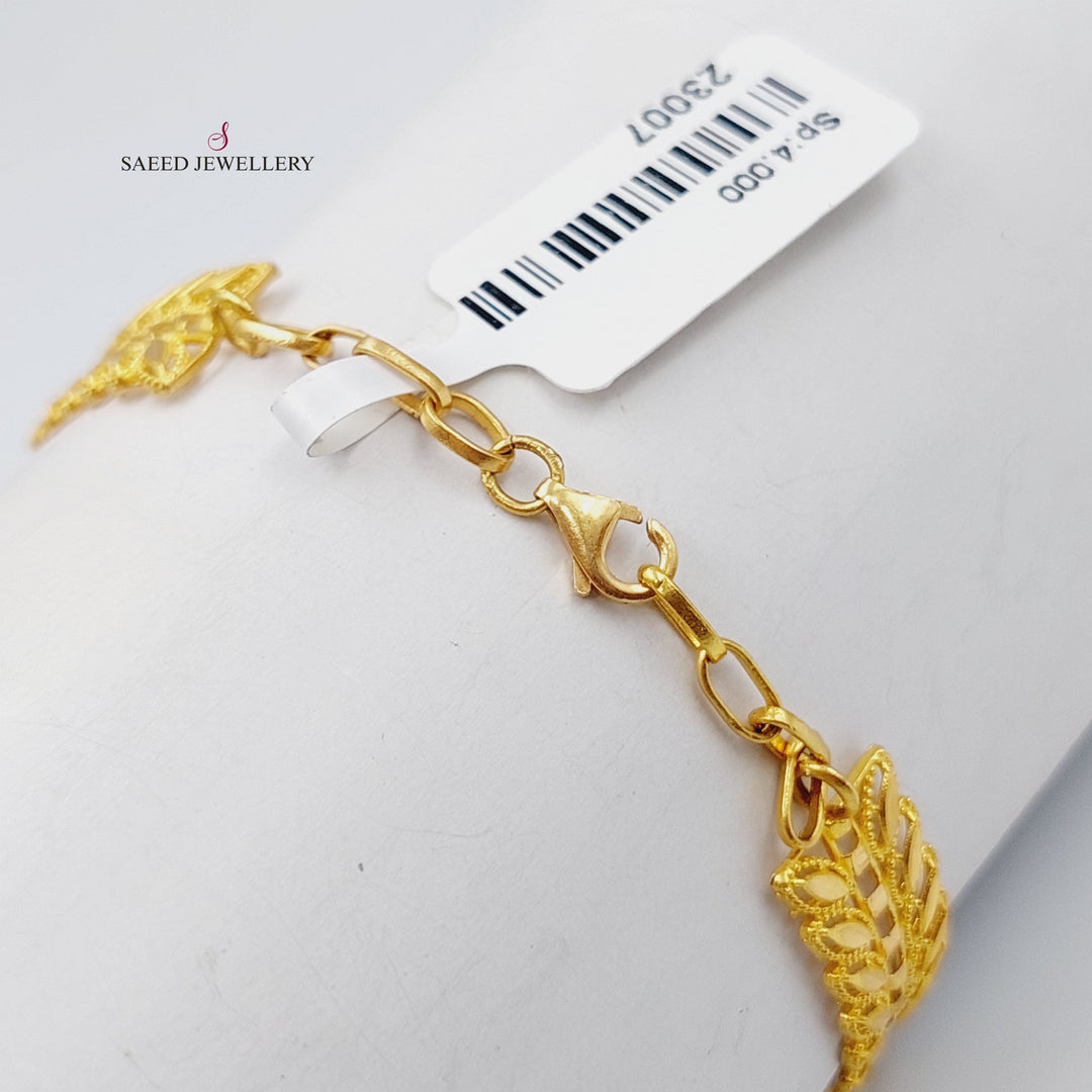 21K Gold Spike Bracelet by Saeed Jewelry - Image 7