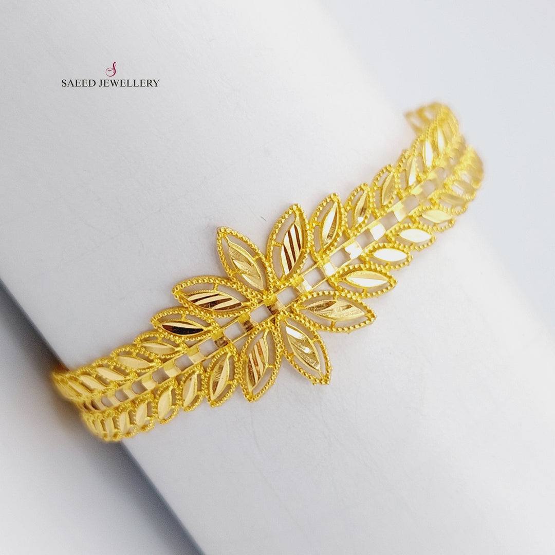 21K Gold Spike Bracelet by Saeed Jewelry - Image 3