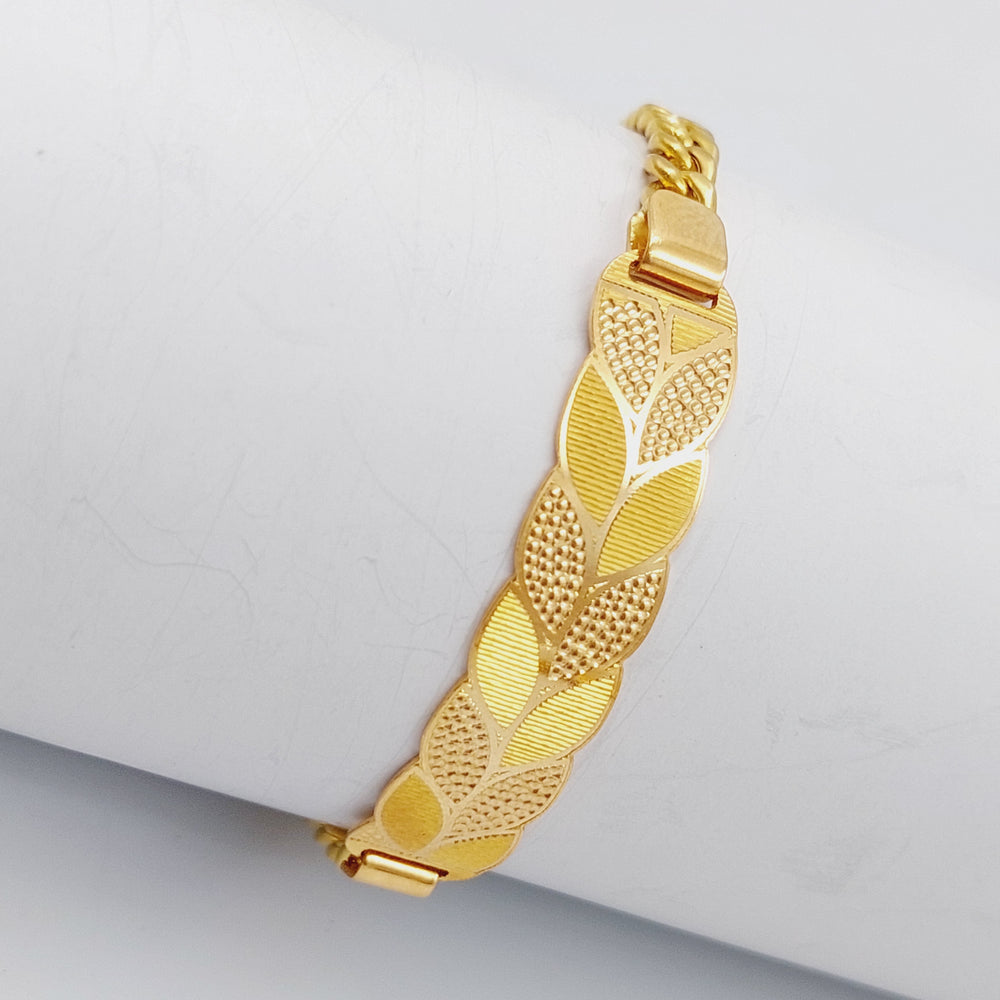 21K Gold Spike Bracelet by Saeed Jewelry - Image 2