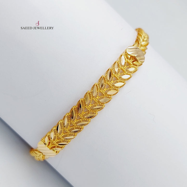 21K Gold Spike Bracelet by Saeed Jewelry - Image 2