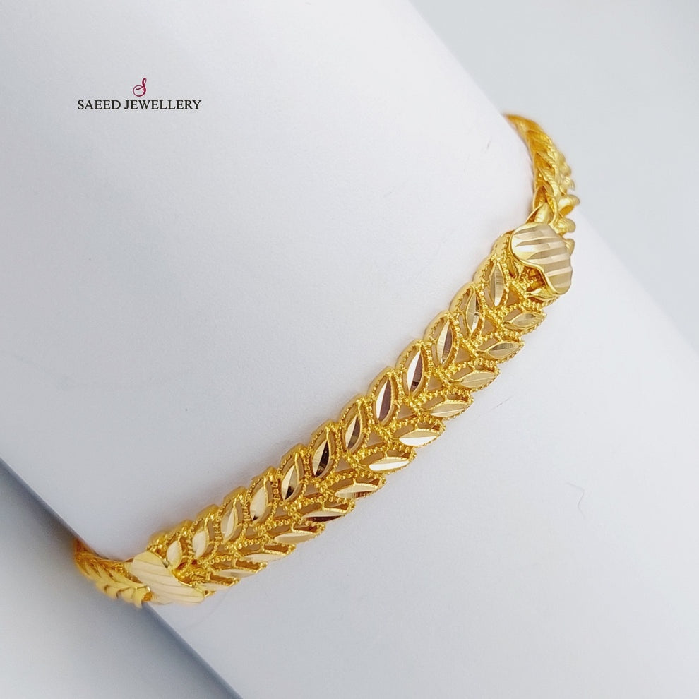 21K Gold Spike Bracelet by Saeed Jewelry - Image 6