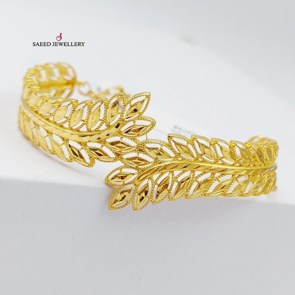 21K Gold Spike Bracelet by Saeed Jewelry - Image 7