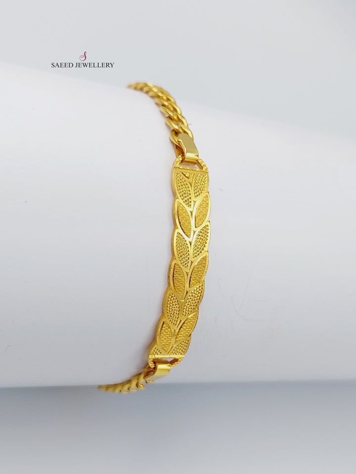 21K Gold Spike Bracelet by Saeed Jewelry - Image 2