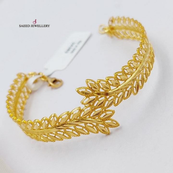 21K Gold Spike Bracelet by Saeed Jewelry - Image 4