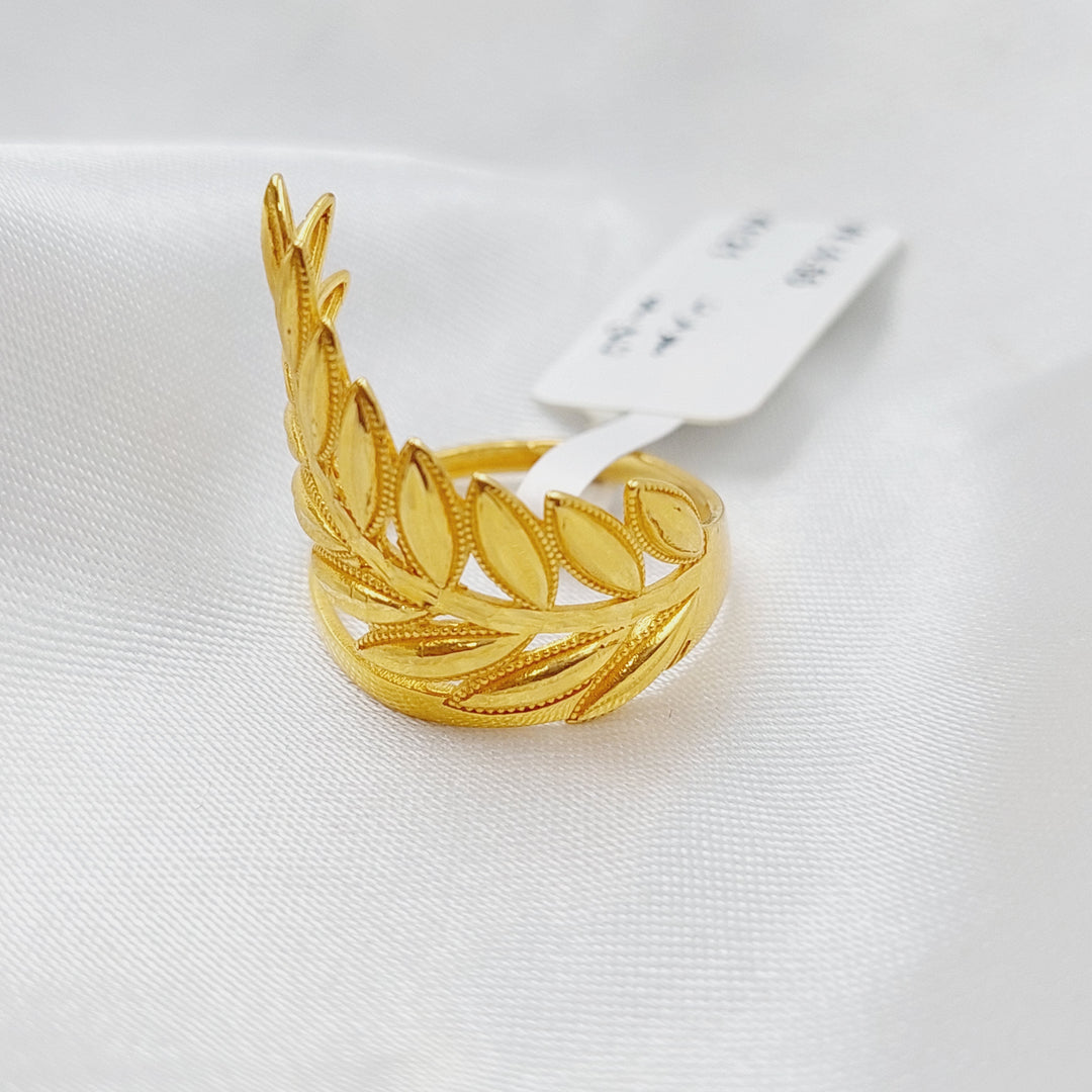 21K Gold Spike Ring by Saeed Jewelry - Image 3