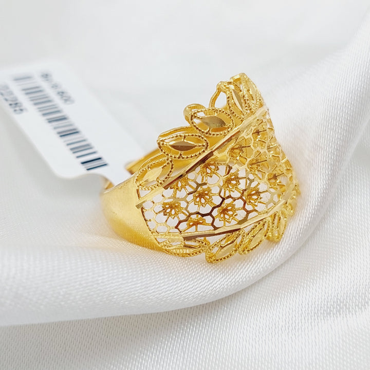 21K Gold Spike Ring by Saeed Jewelry - Image 1