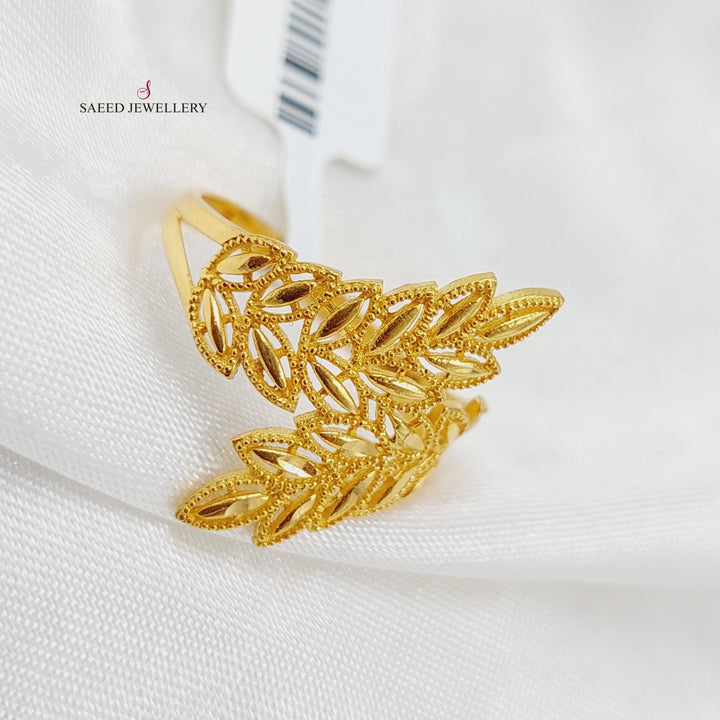 21K Gold Spike Ring by Saeed Jewelry - Image 1