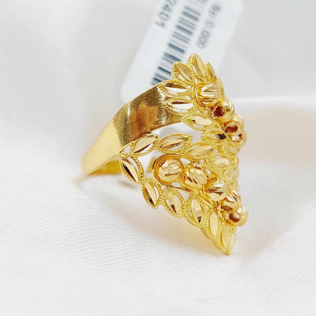 21K Gold Spike Ring by Saeed Jewelry - Image 5