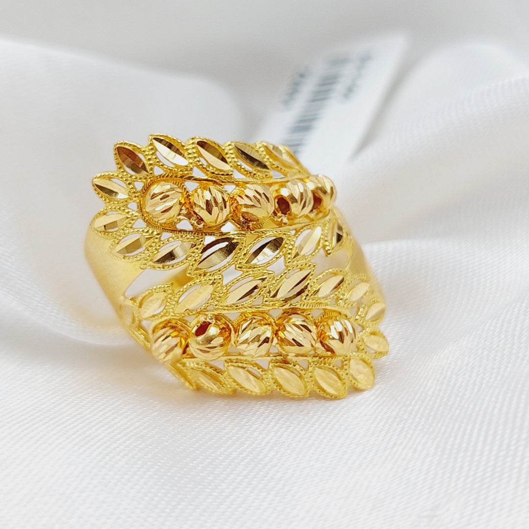 21K Gold Spike Ring by Saeed Jewelry - Image 4