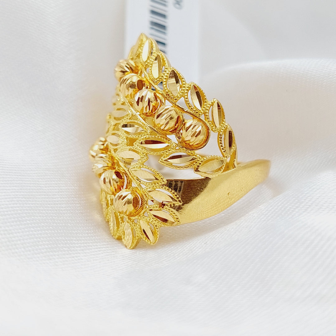 21K Gold Spike Ring by Saeed Jewelry - Image 2