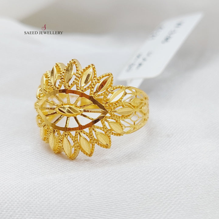 21K Gold Spike Ring by Saeed Jewelry - Image 5