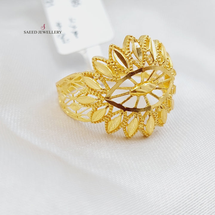 21K Gold Spike Ring by Saeed Jewelry - Image 1