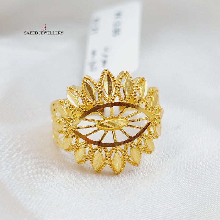 21K Gold Spike Ring by Saeed Jewelry - Image 5