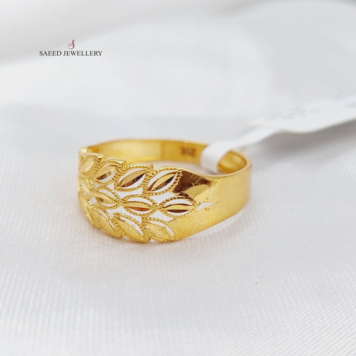 21K Gold Spike Ring by Saeed Jewelry - Image 3