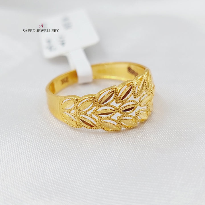 21K Gold Spike Ring by Saeed Jewelry - Image 4