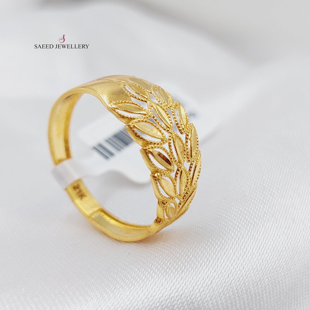 21K Gold Spike Ring by Saeed Jewelry - Image 5