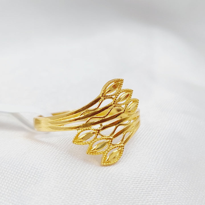 21K Gold Spike Ring by Saeed Jewelry - Image 7