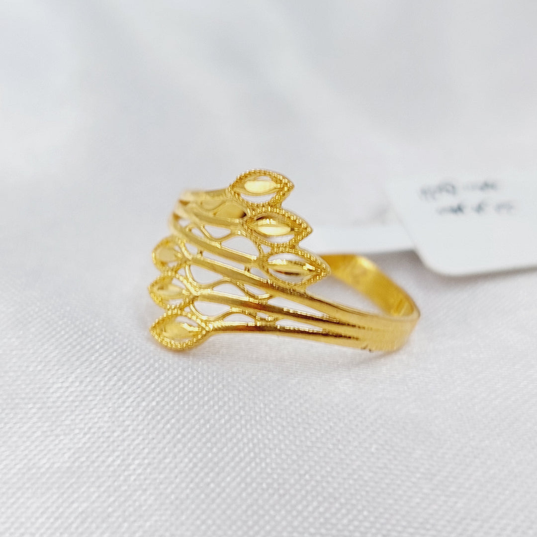 21K Gold Spike Ring by Saeed Jewelry - Image 5