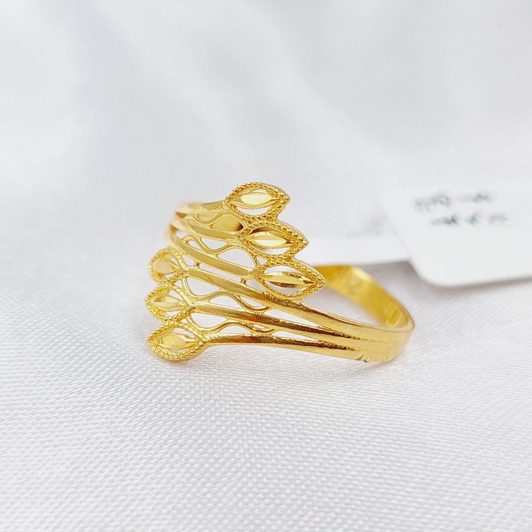 21K Gold Spike Ring by Saeed Jewelry - Image 1