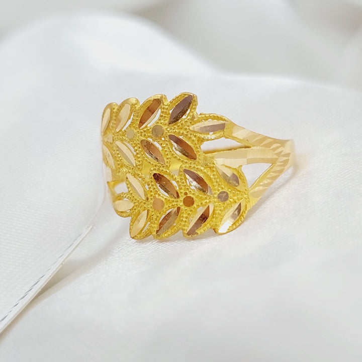 21K Gold Spike Ring by Saeed Jewelry - Image 4