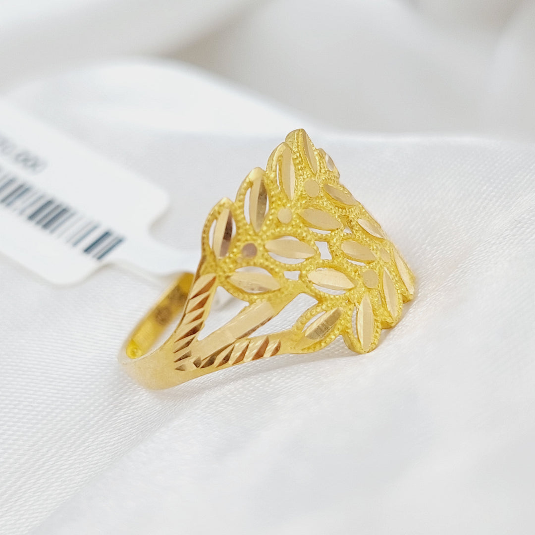 21K Gold Spike Ring by Saeed Jewelry - Image 5