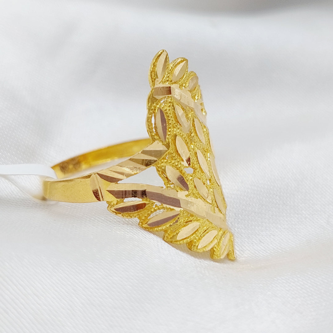 21K Gold Spike Ring by Saeed Jewelry - Image 4